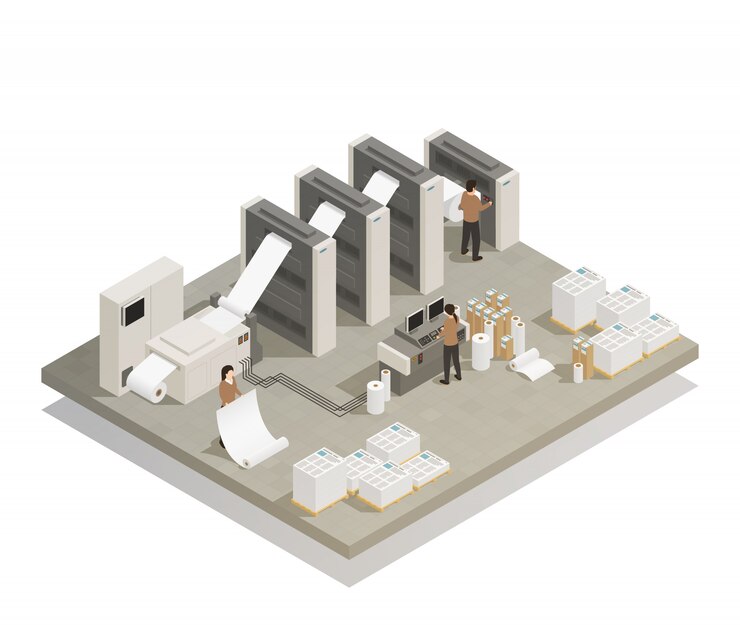 printing-production-process-isometric_1284-22561